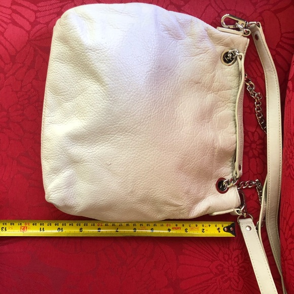 Michael Kors- White Leather Crossbody - Picture 4 of 10